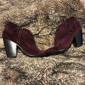 rag & bone Deep Burgundy Ankle Boots
